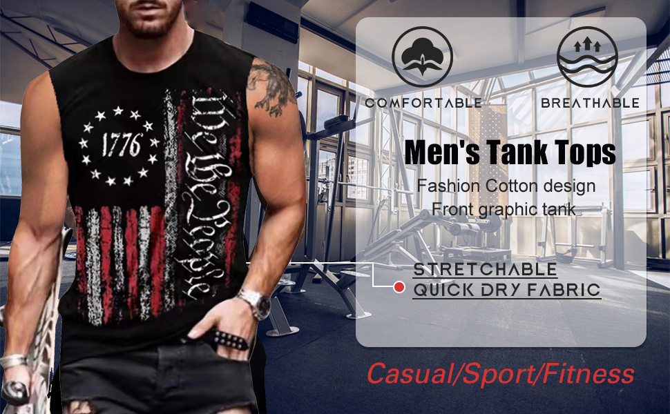 Mens Muscle Tank Top