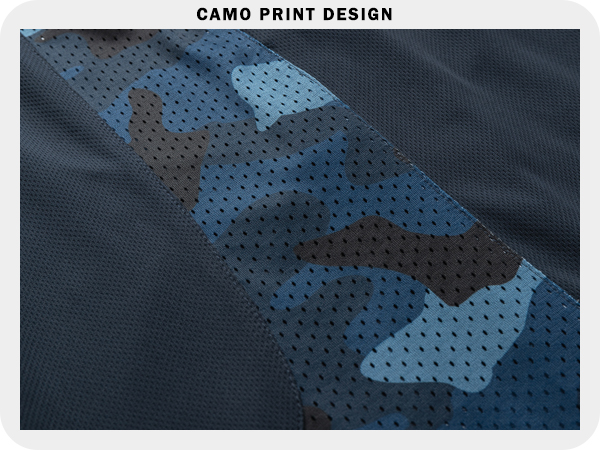 camo print design shorts