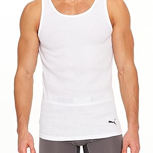 puma; tank; tank tops; shirts; sleeveless; mens; mens tanks; mens shirts; undershirt