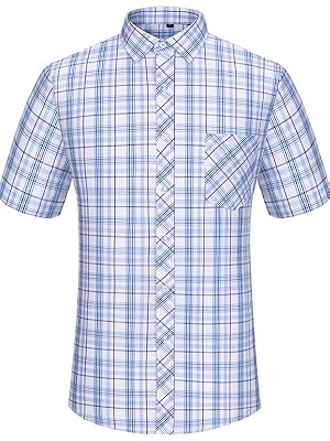 Plaid Button Down Shirts for Men