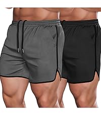 men gym workout shorts