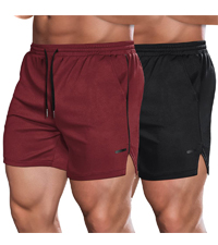 men gym workout shorts