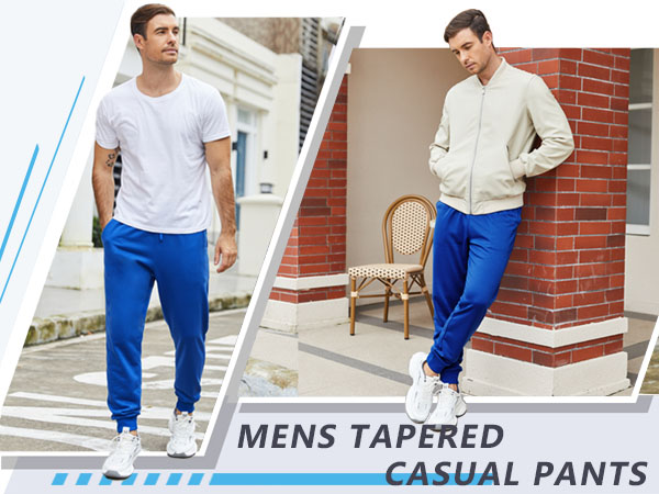 mens tapered casual pants