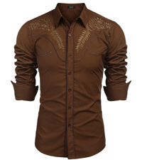 mens cowboy shirts long sleeve