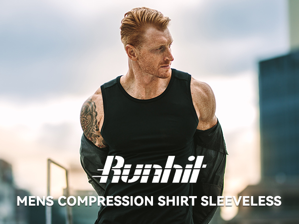 sleeveless compression shirt men