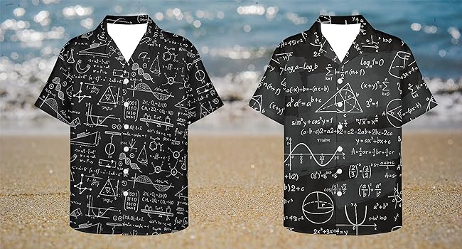 math print shirt