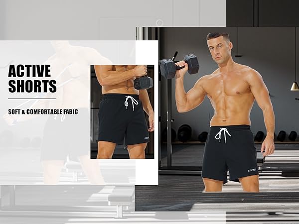 AIMPACT Men''s Athletic Workout Shorts 5 Inch Lightweight Runing Shorts with Pockets