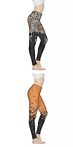 Women Cute Skeleton Bat Print Halloween Leggings