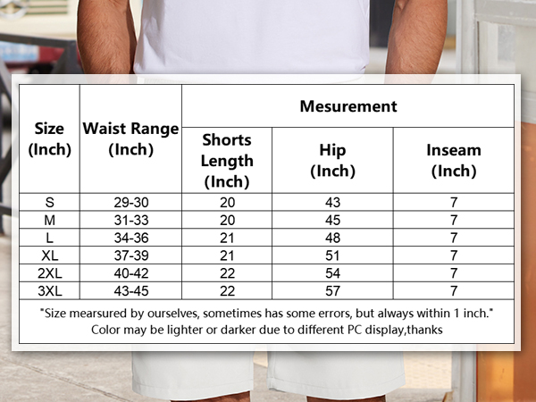 mens casual shorts