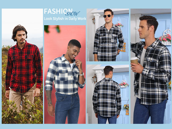 men flannel shirt