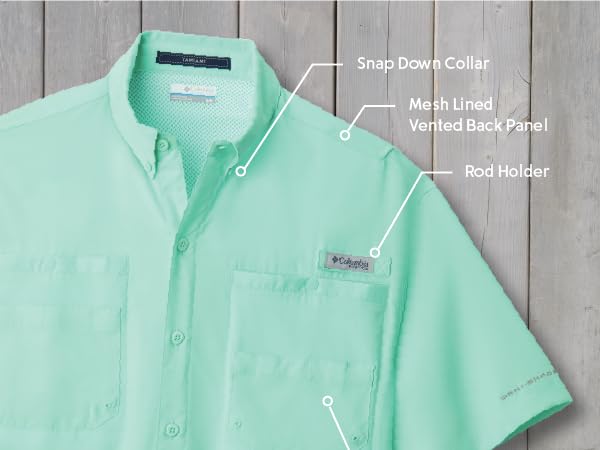 Mens summer fishing shirt