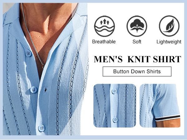 knit shirt for men