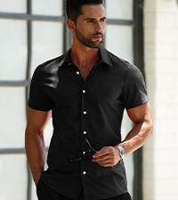 LETSEE Mens Dress Shirt