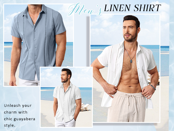 cuban guayabera shirts for men mexican shirts for men