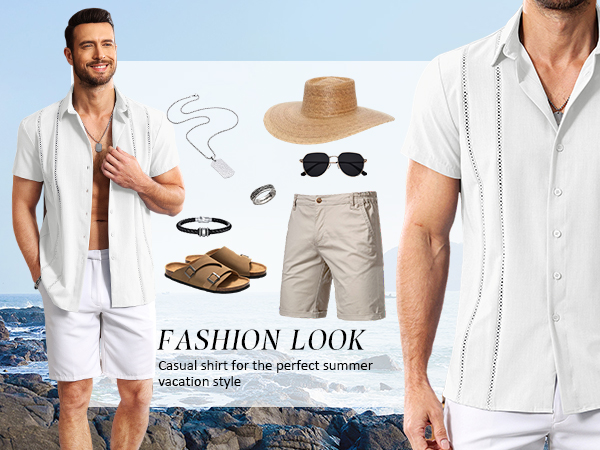 mens summer vacation outfit