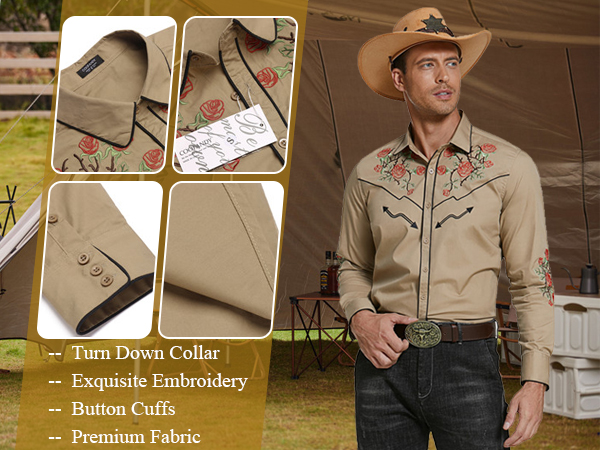 mens western shirt