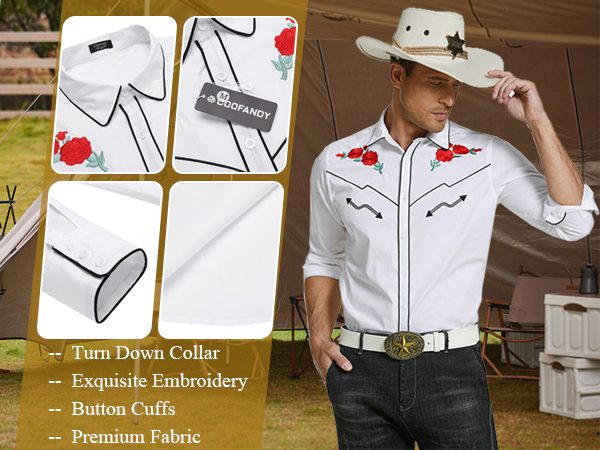 mens cowboy shirt