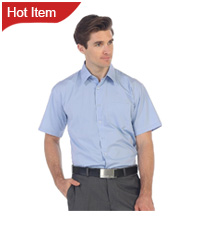 Gioberti Men''s Short Sleeve Solid Dress Shirt