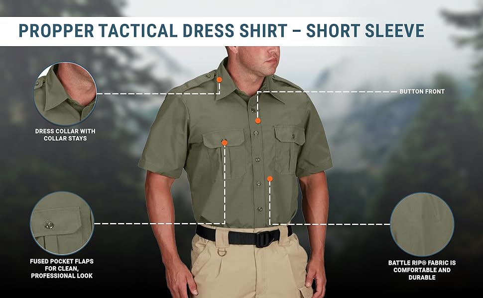 Tactical Dress Shirt – Short Sleeve