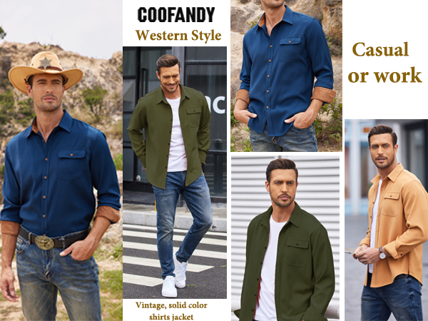 men shirts jackets