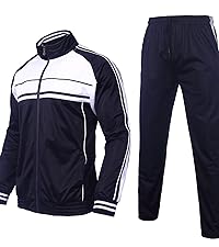 Mens Tracksuit Zipper Set