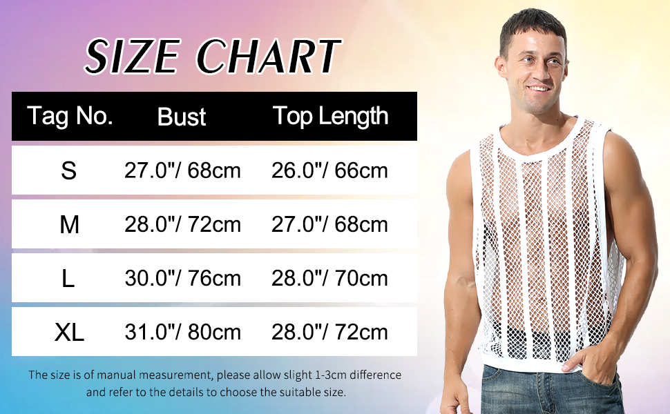 Men''s Sleeveless Fishnet Mesh Tank Top Baggy Workout Gym Muscle Shirt  Activewear Tee Shirts