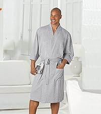 KingSize Men''s Big & Tall Cotton Jersey Robe