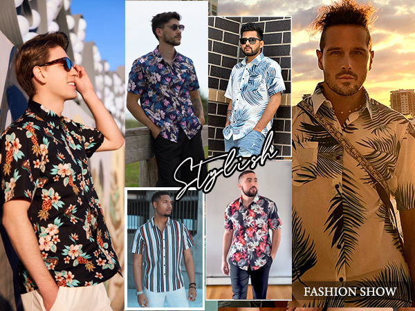 mens floral hawaiian shirts