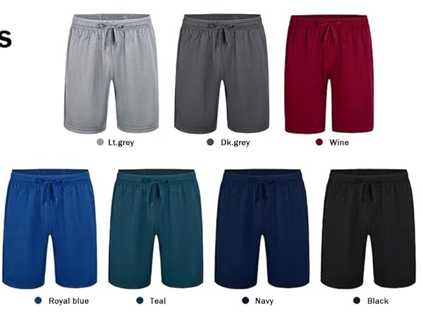 Men''s Mesh Quick-Dry Running Shorts with Pockets & Drawstring