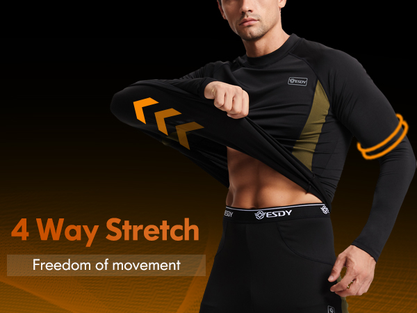 mens thermal underwear set