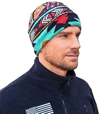 Aztec Fleece Beanie Hats