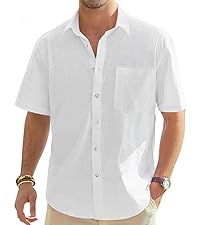 Solid White Linen shirt