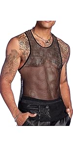 mesh shirts men