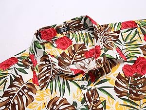 coofandy hawaiian shirt