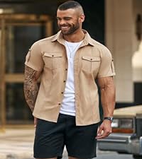 Men&amp;#39;s Muscle Dress Shirts