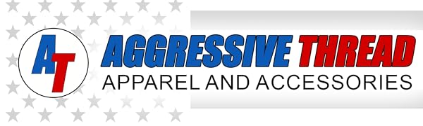 aggressive thread logo banner