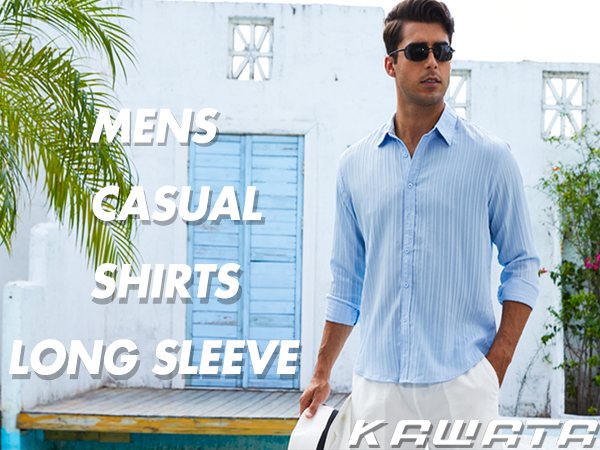 Mens Casual shirts long sleeve