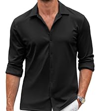 Men''s Casual Button Down Shirt Wrinkle Free