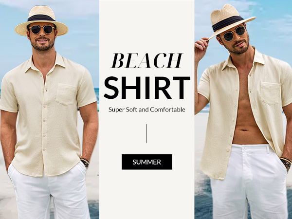 mens short sleeve button up shirts