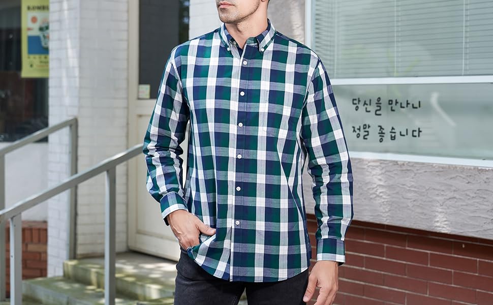  Mens Long Sleeve Button Down Shirts for Men