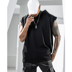 mens sleeveless hoodie