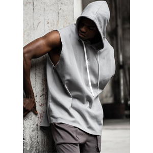 sleeveless hoodie men