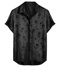 mens satin shirt