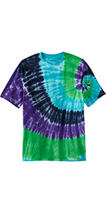 KingSize Men&#39;s Big &amp; Tall Lightweight Tie-Dye Crewneck Tee