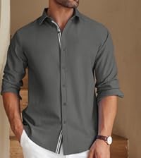 untucked shirts for men long sleeve