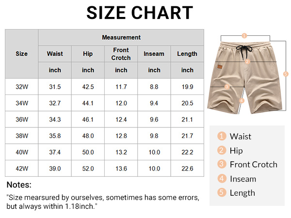 mens casual shorts