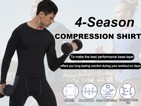 compression shirt men