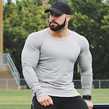 men&#39;s gym shirt long sleeves