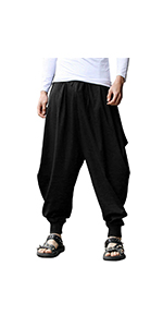 men baggy hippie pants