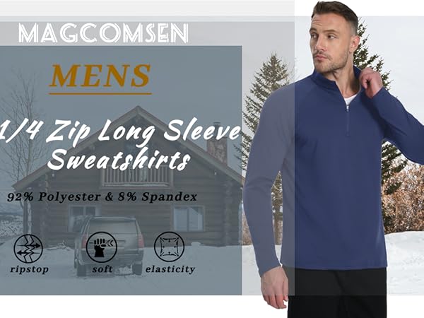 1/4 zip long sleeve shirt